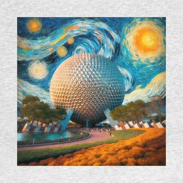 Epcot Van Gogh by mattrodz